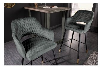 Stoličky kreslá - kovové drevené ratanové plastové záhradné - 12