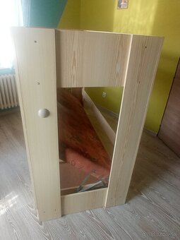 Poschodová posteľ+písací stôl+otočná stolička - 12