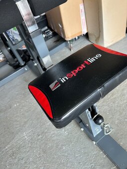 Kompletná domáca posilňovňa – bench, kladka, EZ tyč, 175 kg - 12