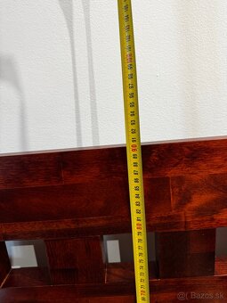 Masivna ceresnova manzelska postel - 12