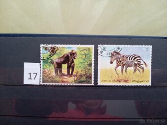 Poštové známky č.424 - FAUNA SVETA I. - 20 ks sérií - 12