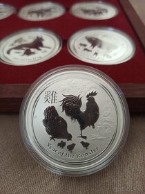 Lunar II 1oz strieborne mince 2008-2019 - 12ks a box - 12