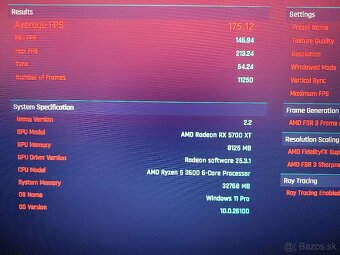 Herný a pracovný PC- Ryzen 5 3600, RX 5700 XT, 32GB RAM DDR4 - 12