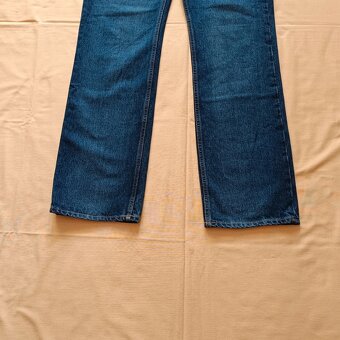 Tommy Hilfiger modré džínsy rovné straight jeans rifle 34 - 12