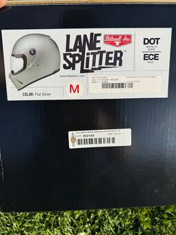 Biltwell Lane Splitter Flat Silver - M - 12