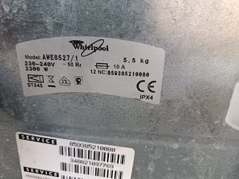 Úzka práčka 40 cm whirpool, dovoz v BA zadarmo - 12