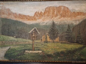 Staré maľované obrazy. - 12