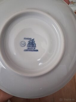 Porcelánová kávová sada - šálky + podšálky - 12