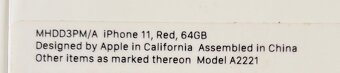 iPhone 11 red 64GB - 12
