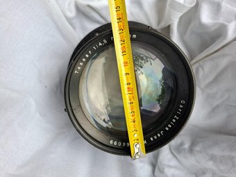Predám veĺký objektív Carl Zeiss Tessar 1:4,5 f=50cm No.1866 - 12