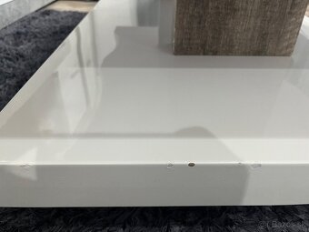 Konferenčný stolik biely - 12