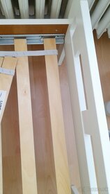 Detska postel Ikea Kritter 160x70cm,biela+matrac a rost - 12