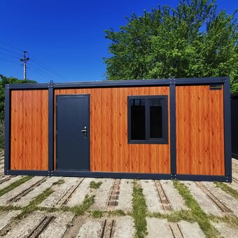 Obytný kontajner o rozměru 3 x 6 m s francouz. dveřmi - 12