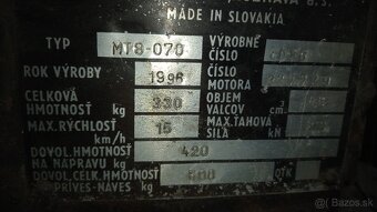 Predám mini MT8-070 - 12