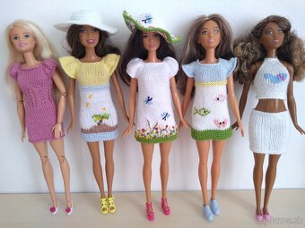 šaty pre rôzne bábiky barbie ken chelsea kelly stacie evi - 12