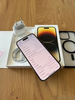 iPhone 14 Pro 128 gb Gold - komplet príslušenstvo, záruka - 12
