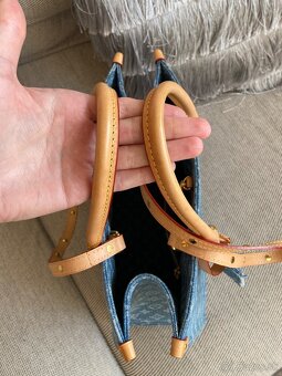 Krásná denim kabelka Onthe Go Louis Vuitton - 12