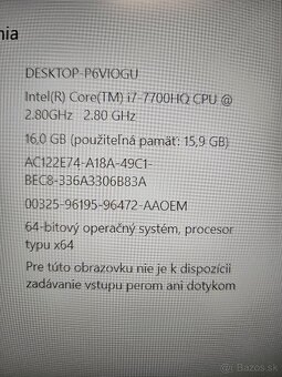 Predam herný notebook LENOVO LEGION Intel Core-i7 - 12