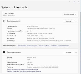 Predam starsi herny pc. soc:(AM3+) 2jadrovy + Bonus - 12