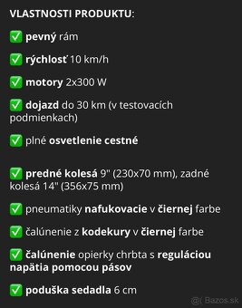 Elektrick invalidný y vozík Meyra - 12