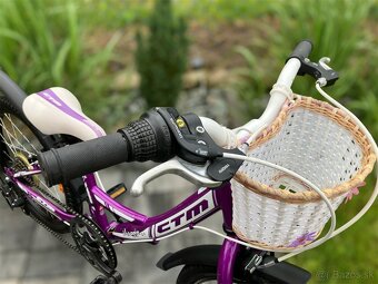 CTM Maggie 2.0 – dievčenský bicykel 20” – výborný stav - 12