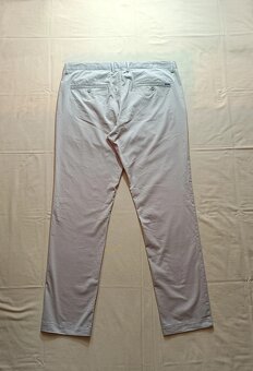 Gant elegantné béžové nohavice Hallden Slim W40 L34 - 12