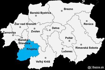 PRIESTRANNÝ 2 IZBOVÝ BYT ŠIPICE - KRUPINA - 8 km od DUDUNIEC - 12