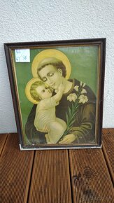 Predám starožitné náboženské obrazy- cena za kus 16 EURO - 12