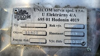 Vinifikátor objemu 11.400 L s vyhrnovaním - 12