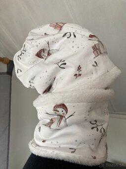 Detské čiapky- zateplené - 12