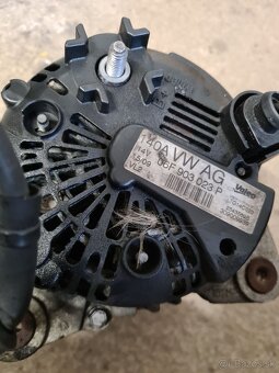 Alternátor 2.0 tdi, 103 kW, 125 kW, CR ,1.6 tdi, 77 kW, CR, - 12