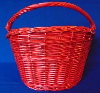 Prútený košík na bicykel - 12