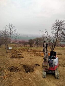 Výkopové a zemné práce minibagrom, Doprava, úprava terénu - 12