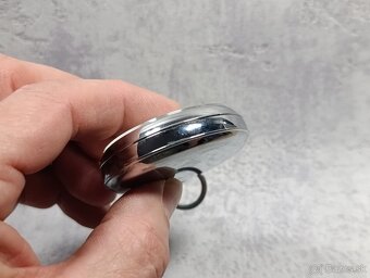 Vojenské krásné dělostřelecké švýcarské stopky Lemania. - 12