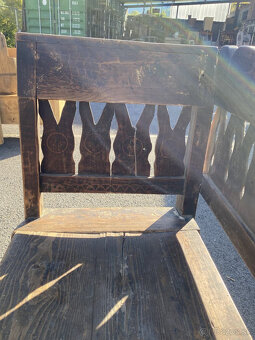 starožitné ľudové lavice - 12