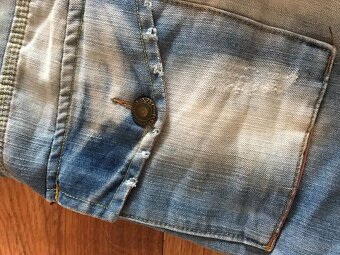 DSQUARED2 pánske riflove capri nohavice L/XL - 12