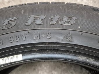 225/55 r18 celoročné 4 ks PIRELLI dezén 8,1 - 7,3 mm - 12