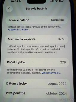 Iphone 16 Pro Max 256Gb Strieborny - 12