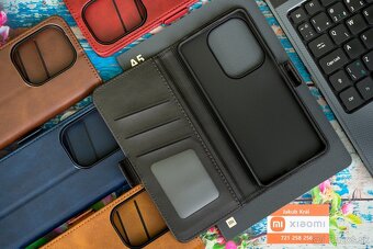 Zatváracie puzdro s bočným pásikom pre Xiaomi, Redmi a Poco - 12