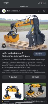 Teleskopické rameno drapak na drevo za traktor uniforest - 12