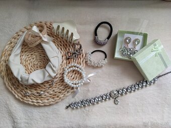 NOVÉ vlasové doplnky a svadobné náušnice (osobný odber) - 12