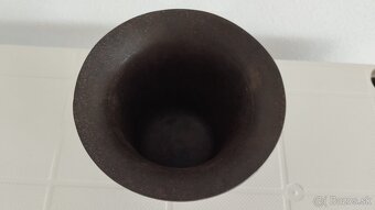 Starý válečný litinový mažiar s dělom a rokem 1914-1917 +tlo - 12