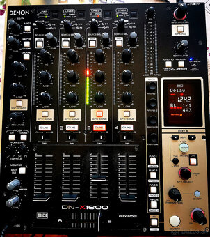 DENON DN X1600 4-kanálový digitálny DJ Mixer Top Stav - 12