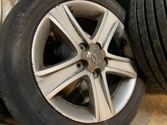 Predám originál disky plus letné pneu z Mazda 6 205 55 r16 - 12