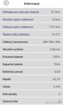 Predám elektrickú kolobežku Sencor Two Long Range G3 - 12