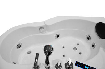 M-SPA - 0207 Kúpeľňová vaňa s hydromasážou 150 x 92 x 53 cm - 12