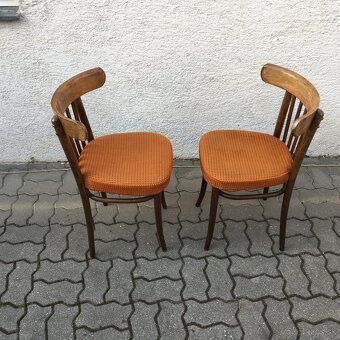 Legendarne retro Stolicky TON drevene 2ks - 12