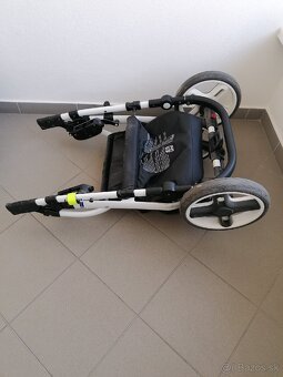 Kočík Kunert Libero (3 v1) šedo-sivý + isofix do auta - 12