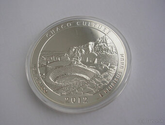 5 Oz Quarter Dollar 2012 New Mexico - CHACO CULTURE - 12