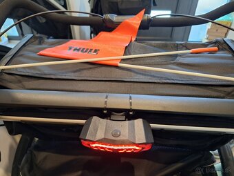 Predám Thule Chariot Sport 2 – Midnight Black (TOP STAV, pln - 12